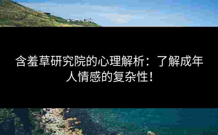 含羞草研究院的心理解析：了解成年人情感的复杂性！