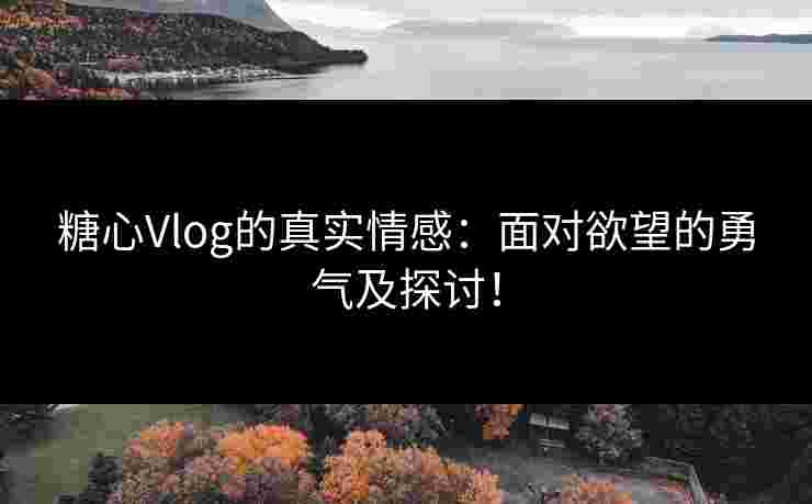 糖心Vlog的真实情感：面对欲望的勇气及探讨！